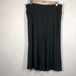 Banana Republic Factory black wide leg cropped pants size large